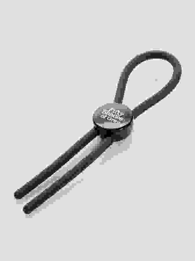 Fifty Shades of Grey Again and Again Adjustable Cock Ring, Grey, hi-res